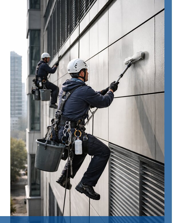 Мойка вентилируемого фасада в Белгороде от 260 р. | ВЫСОТНИК-Блг