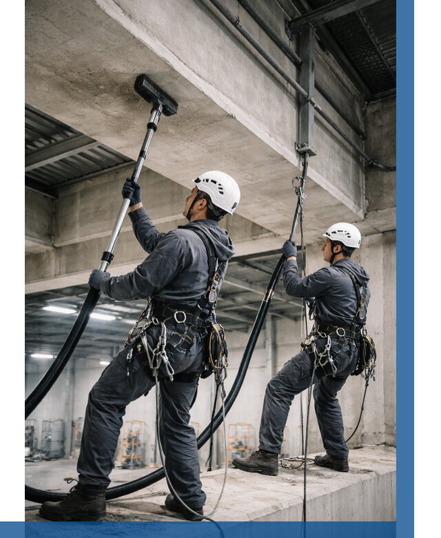 Обеспыливание потолочных конструкций в Белгороде от 260 р. |ВЫСОТНИК-Блг