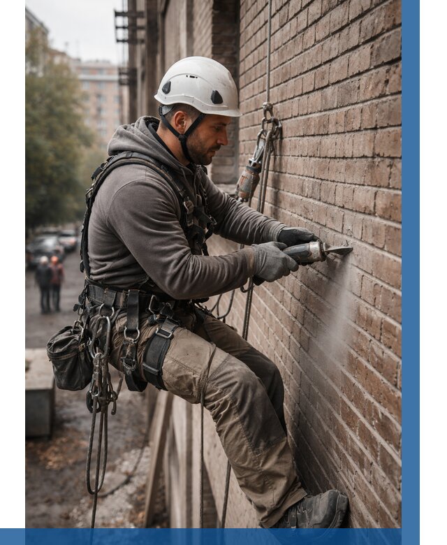 Расшивка кирпичных швов в Белгороде от 623 р. | ВЫСОТНИК-Блг