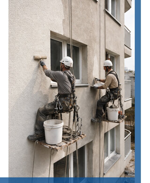 Нанесение короеда на фасад в Белгороде от 467 р. | ВЫСОТНИК-Блг