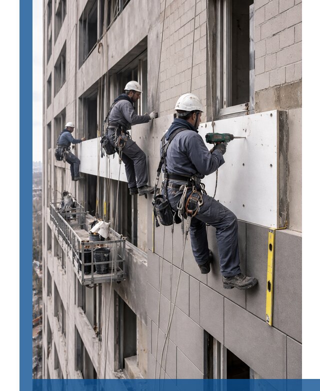 Монтаж фасадных термопанелей высокого качества в Белгороде