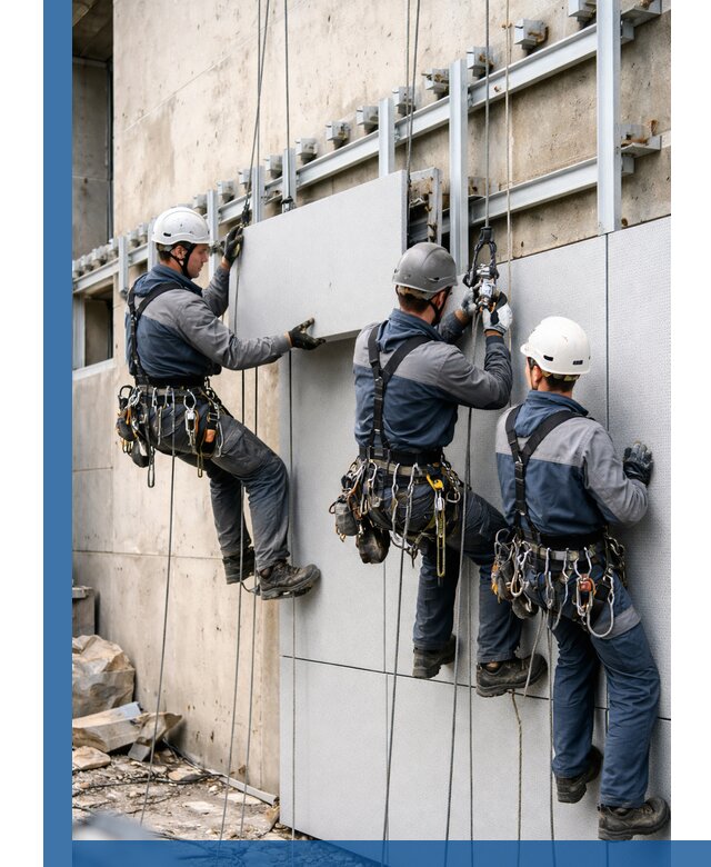 Монтаж вентилируемого фасада в Белгороде под ключ с гарантией качества