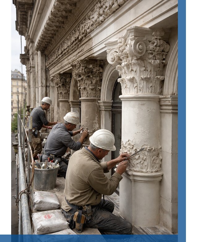 Реставрация фасадной лепнины в Белгороде от 2597 р. | ВЫСОТНИК-Блг