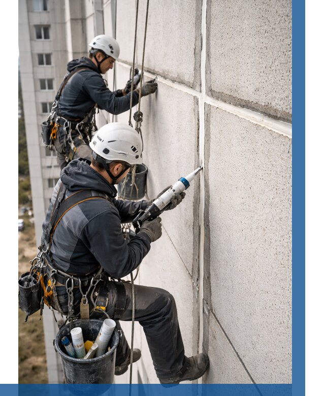 Герметизация межпанельных швов в Белгороде от 727 р. | ВЫСОТНИК-Блг