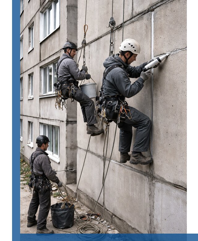 Герметизация межпанельных швов в Белгороде с гарантией герметичности