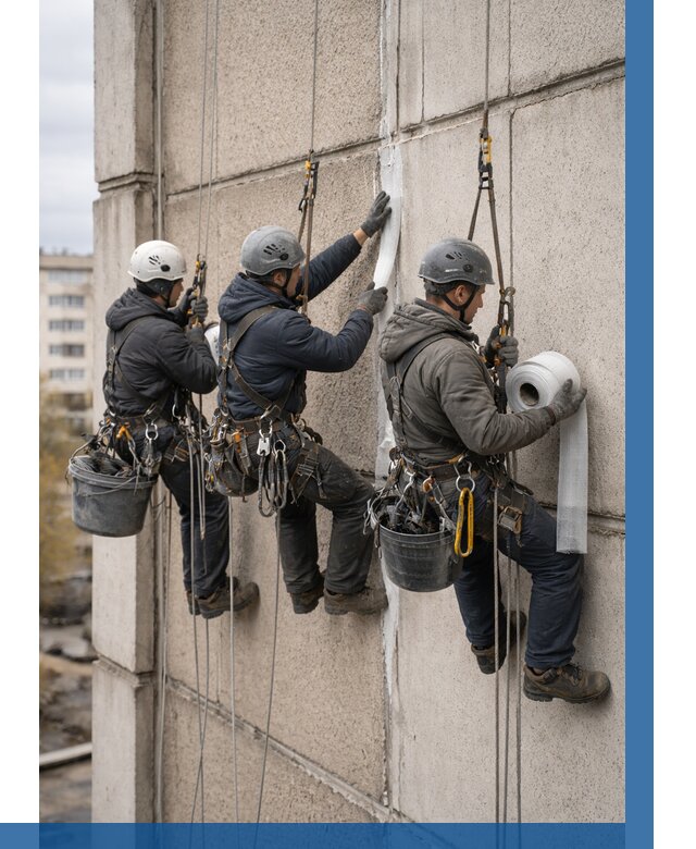 Ремонт межпанельных швов в Белгороде от 779 р. | ВЫСОТНИК-Блг