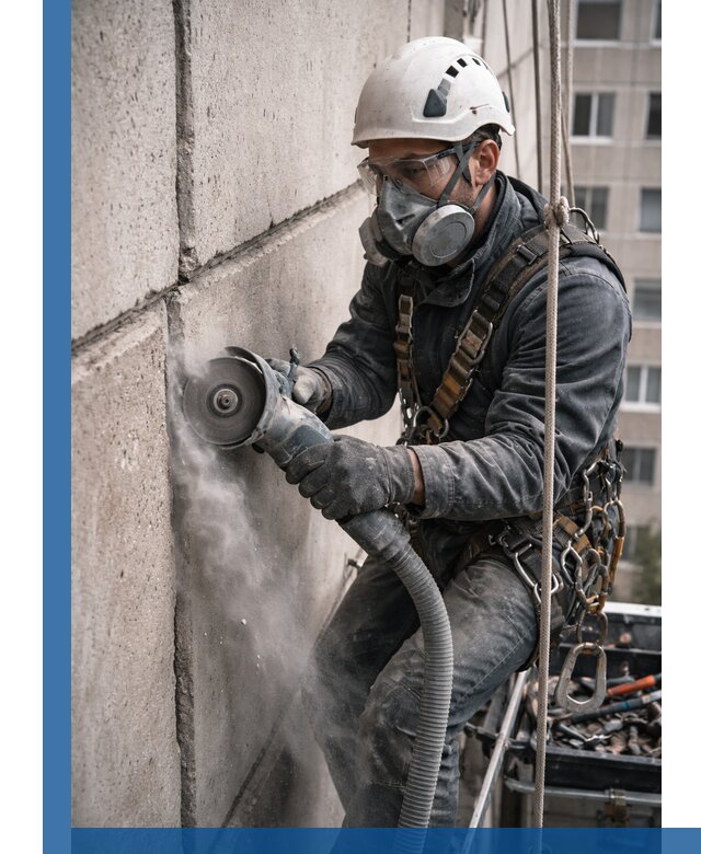 Штробление межпанельных швов в Белгороде качественно и быстро