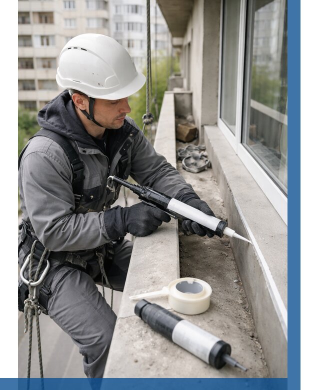 Герметизация швов лоджии в Белгороде от 4674 р. | ВЫСОТНИК-Блг