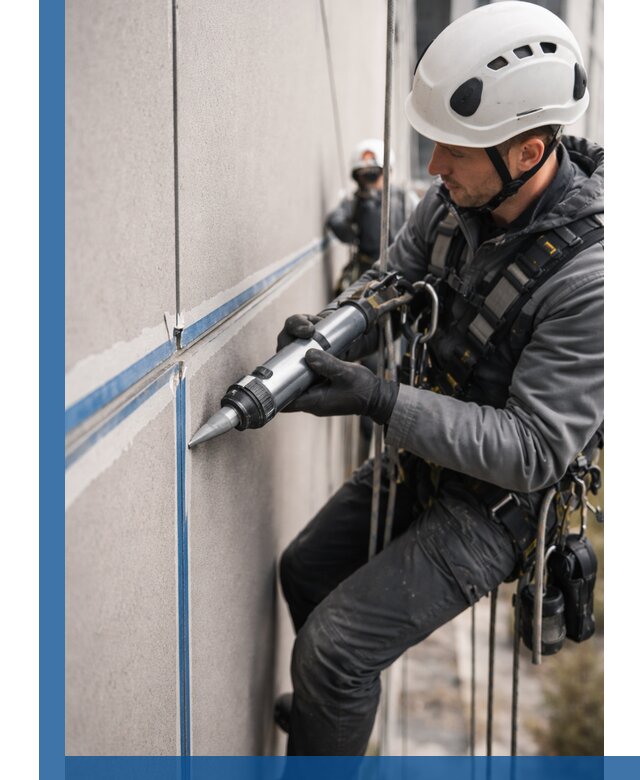 Герметизация стыков фасадных панелей в Белгороде качественно и быстро