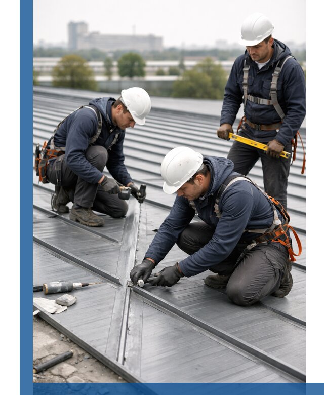 Ремонт фальцевой кровли в Белгороде срочно и качественно