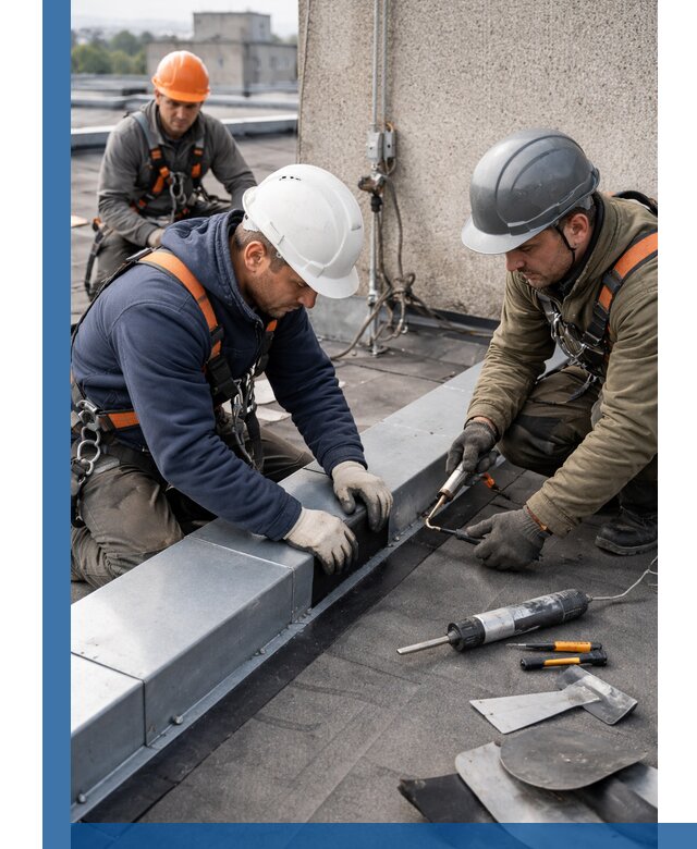 Ремонт кровельных примыканий в Белгороде профессионально