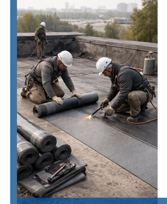 Монтаж мягкой кровли в Белгороде профессионально и надежно