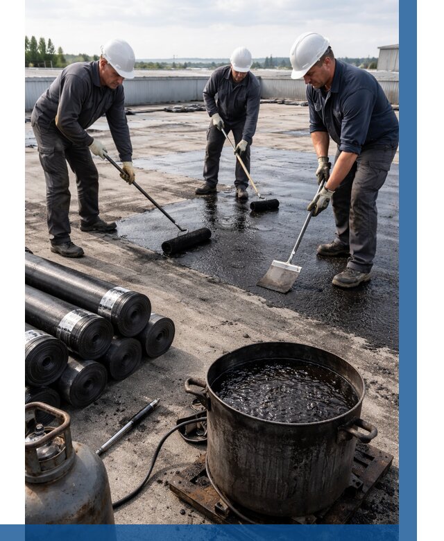 Гидроизоляция кровли мастикой в Белгороде от 623 р. | ВЫСОТНИК-Блг