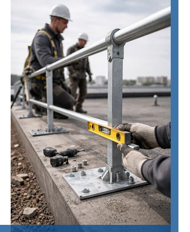 Монтаж кровельного ограждения в Белгороде от 1246 р. | ВЫСОТНИК-Блг