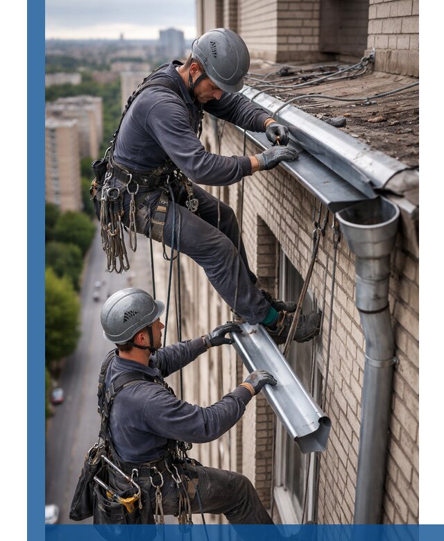 Ремонт водосточных желобов в Белгороде, быстро и качественно