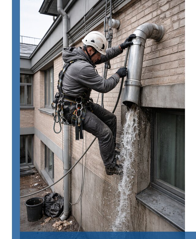 Профессиональная прочистка водосточных труб в Белгороде с гарантией