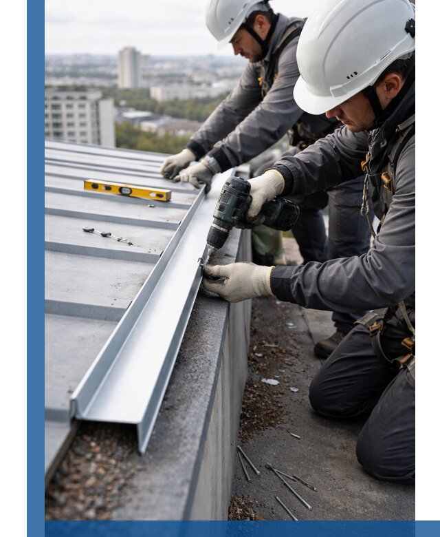 Монтаж капельника на кровле в Белгороде с гарантией качества