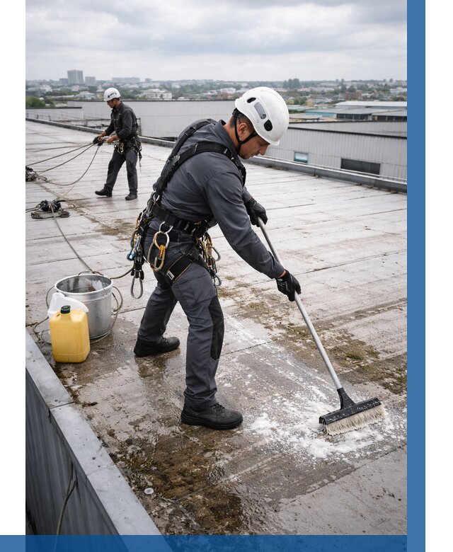 Очистка крыши по графику в Белгороде от 7790 р. | ВЫСОТНИК-Блг