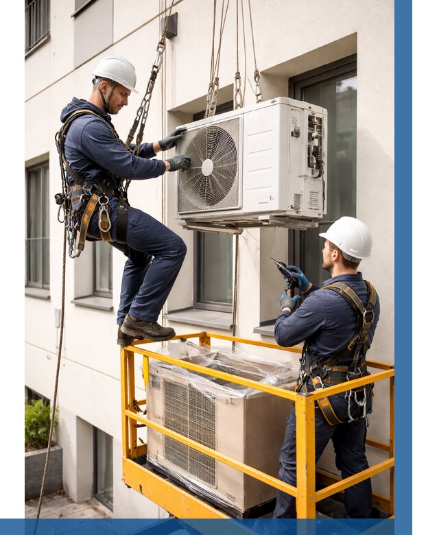 Демонтаж внешнего блока кондиционера в Белгороде от 3635 р. | ВЫСОТНИК-Блг