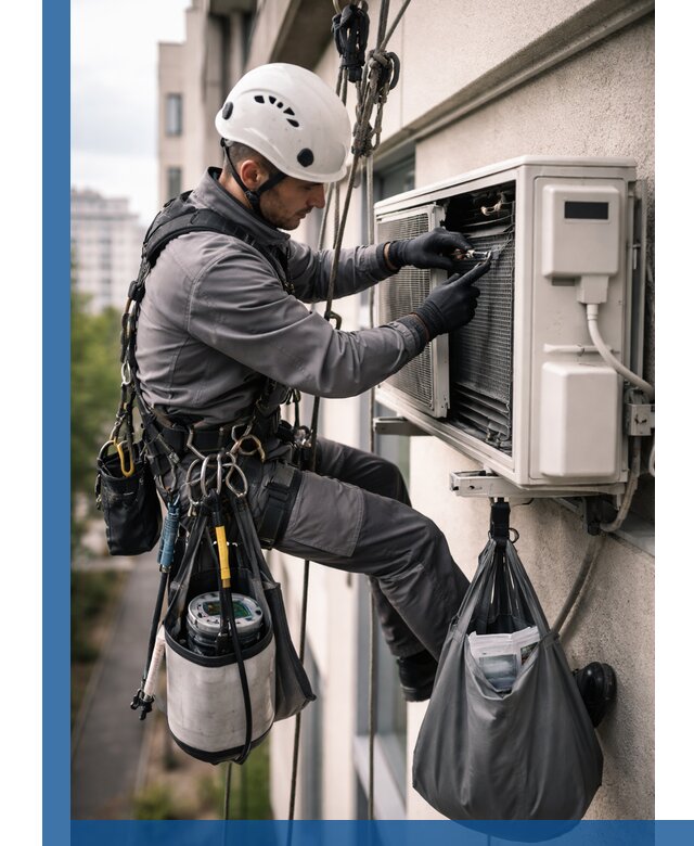 Обслуживание внешнего блока кондиционера в Белгороде профессионально