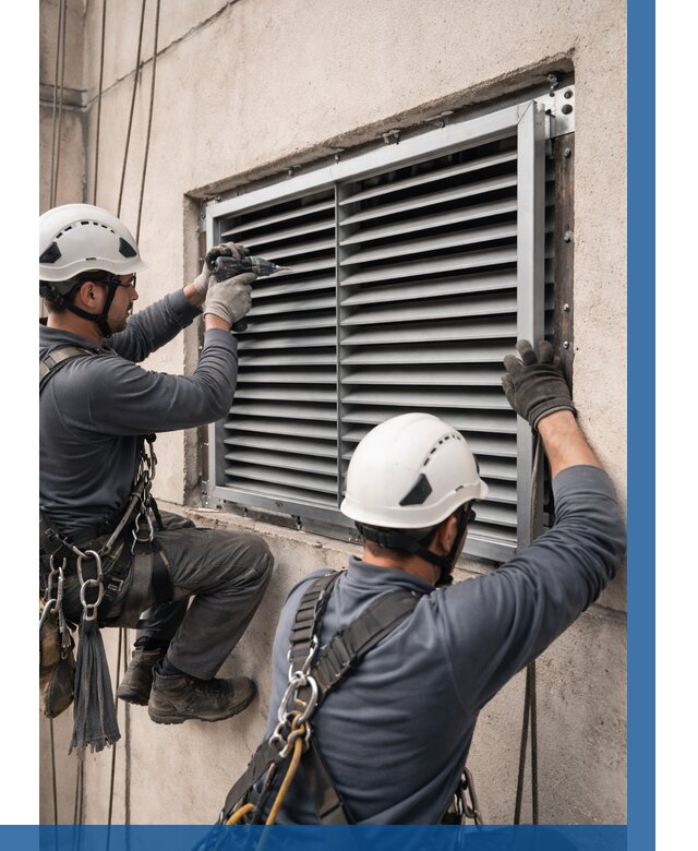 Монтаж вентиляционных решеток в Белгороде от 4674 р. | ВЫСОТНИК-Блг