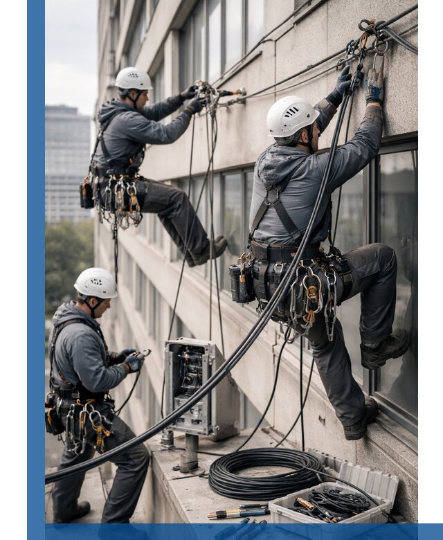 Прокладка оптоволоконного кабеля в Белгороде под ключ с тестированием