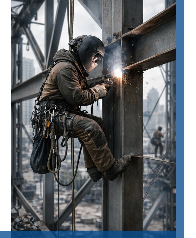 Высотные сварочные работы в Белгороде от 3635 р. | ВЫСОТНИК-Блг