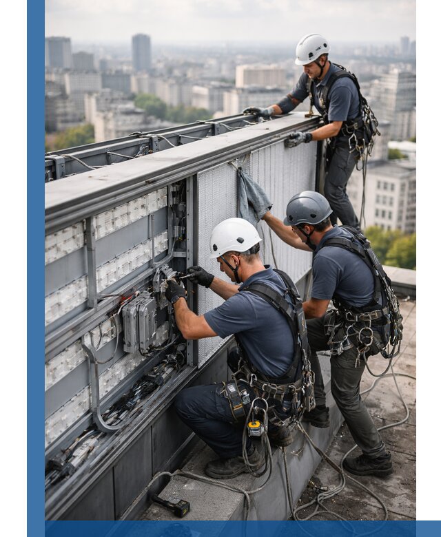 Профессиональное обслуживание крышной рекламы в Белгороде под ключ