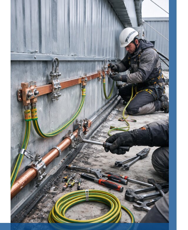 Монтаж заземления здания в Белгороде от 25968 р. | ВЫСОТНИК-Блг