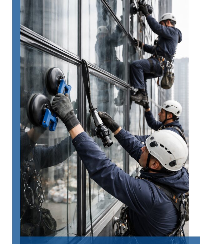 Радиусное остекление фасадов под ключ в Белгороде с гарантиями