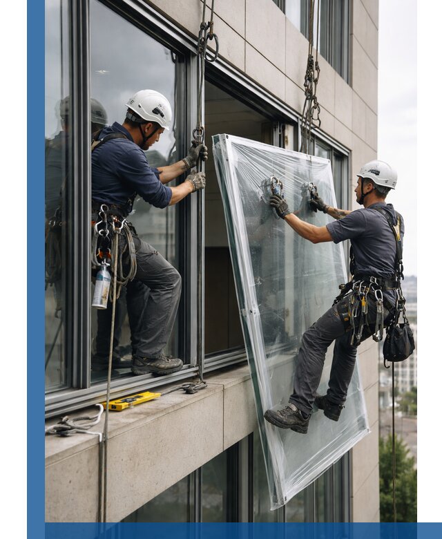Профессиональная замена стекла в витраже в Белгороде с гарантией