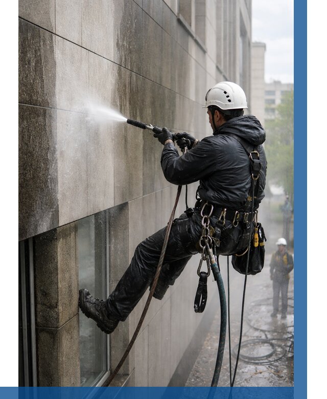 Гидроструйная очистка поверхностей в Белгороде от 883 р. | ВЫСОТНИК-Блг