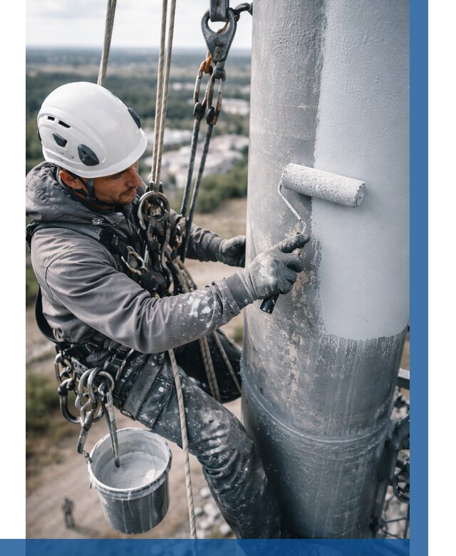 Покраска мачт связи под ключ в Белгороде от 883 р. | ВЫСОТНИК-Блг