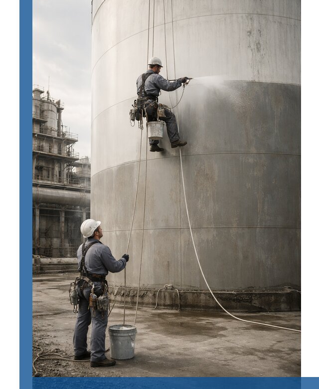 Покраска стальных резервуаров и емкостей в Белгороде профессионально