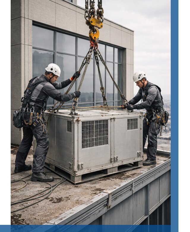 Такелажные работы на высоте в Белгороде от 8310 р. | ВЫСОТНИК-Блг