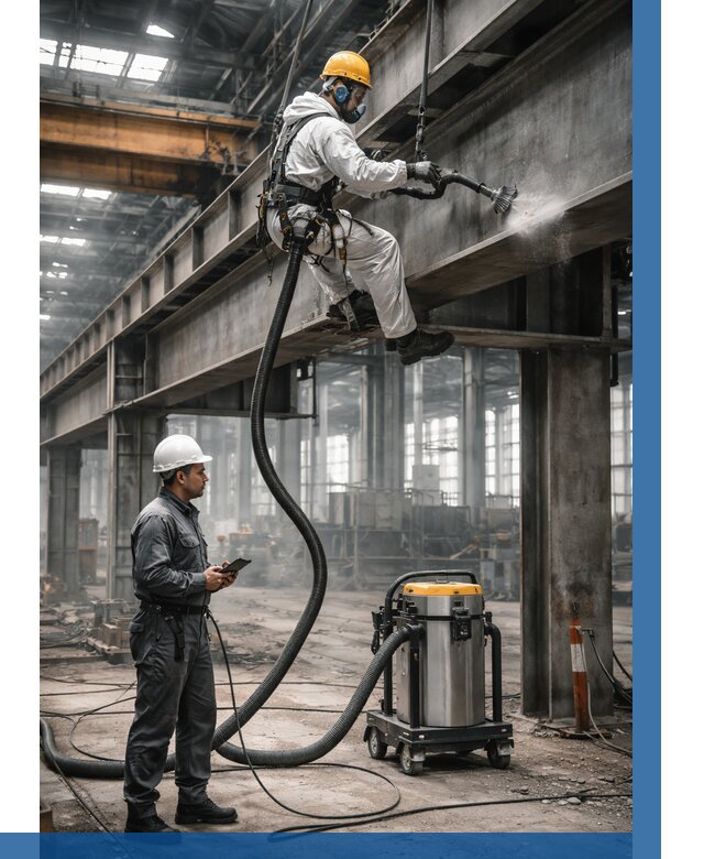 Обеспыливание конструкций в цехе в Белгороде от 4363 р. | ВЫСОТНИК-Блг