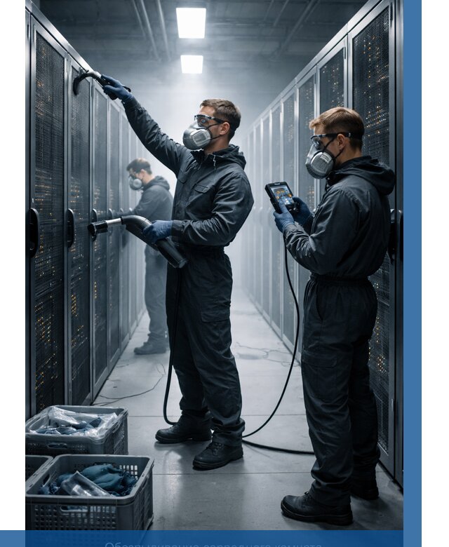 Обеспыливание серверной комнаты в Белгороде от 4674 р. | ВЫСОТНИК-Блг