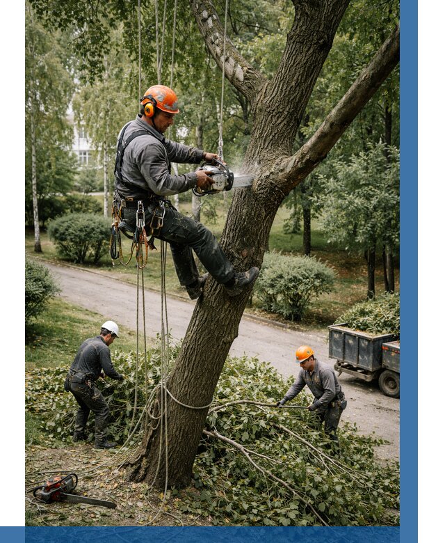 Кронирование деревьев в Белгороде от 6752 р. | ВЫСОТНИК-Блг
