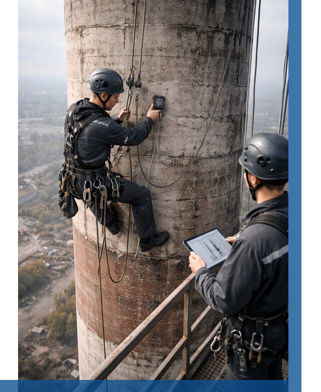 Обследование дымовой трубы в Белгороде от 8310 р. | ВЫСОТНИК-Блг