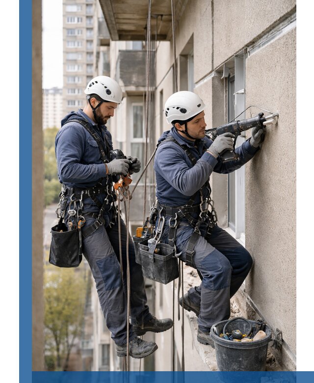 Промышленные альпинисты высотные работы и монтаж в Белгороде